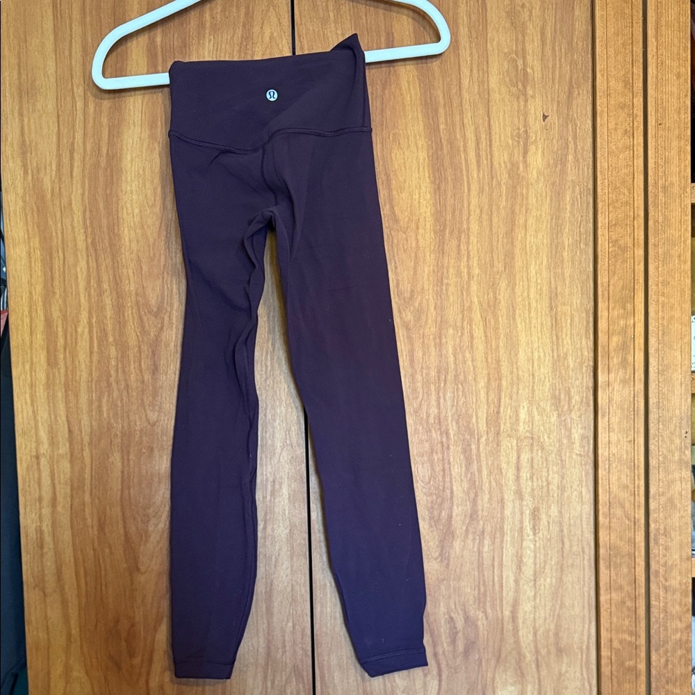 Lululemon Athletica Deep Purple/Burgandy Leggings